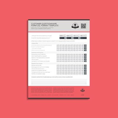 Customer Questionnaire Form USL Format Template