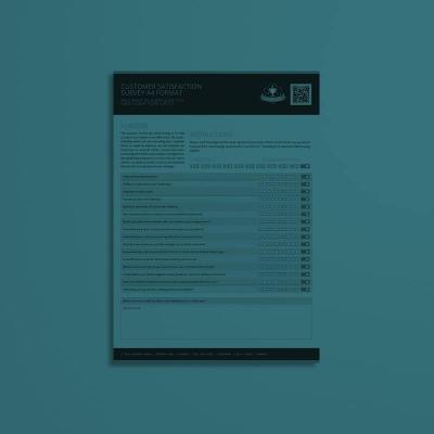 Customer Satisfaction Survey A4 Format