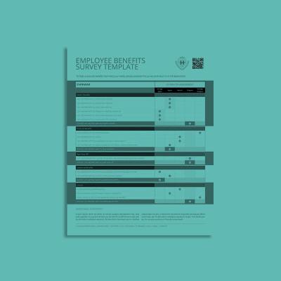 Employee Benefits Survey Form US Letter Template