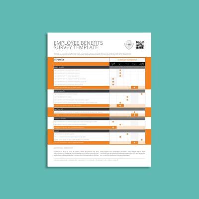 Employee Benefits Survey Form US Letter Template
