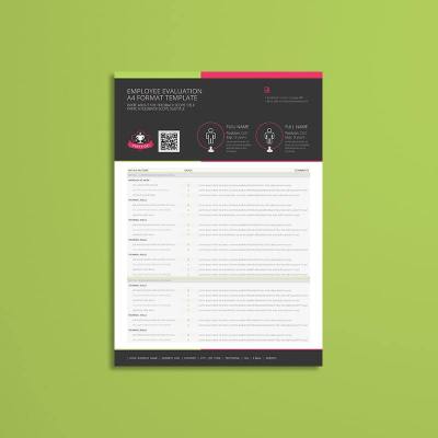 Employee Evaluation A4 Format Template