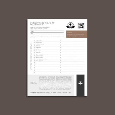 Employee Hire Checklist USL Template