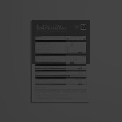 Employee Survey Template A4 Format
