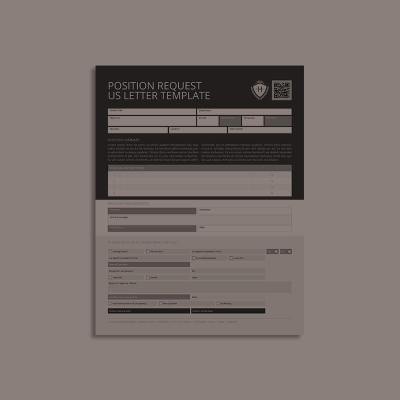 Position Request Us Letter Template