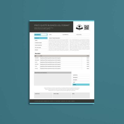 Price Quote Business USL Format