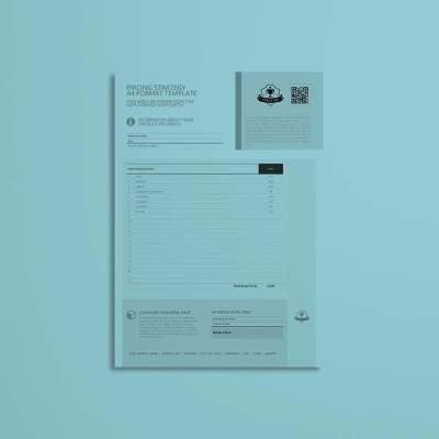 Pricing Strategy A4 Format Template