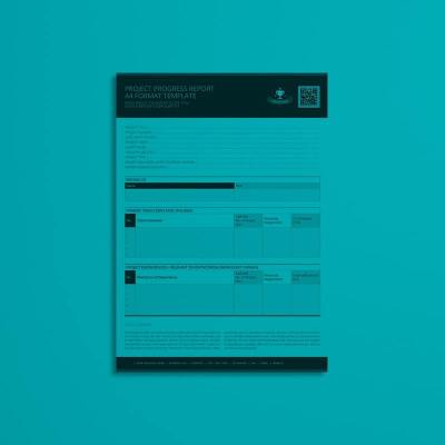 Project Progress Report A4 Format Template