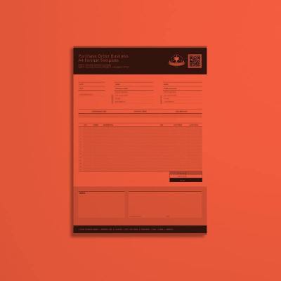 Purchase Order Business A4 Format Template