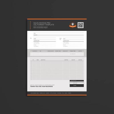 Sales Invoice Pro USL Format Template