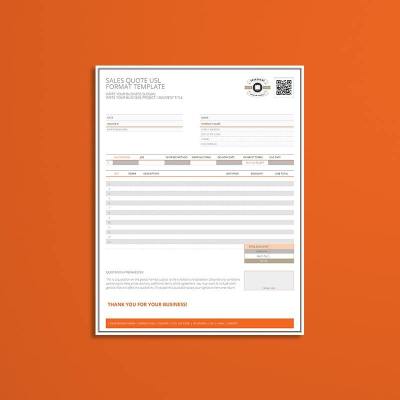 Sales Quote USL Format Template