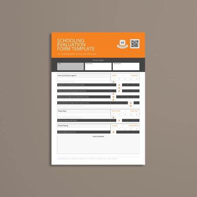 Schooling Evaluation Form Template