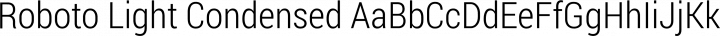 Roboto Light Condensed