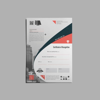 Bi4 Recognition Certificate Template