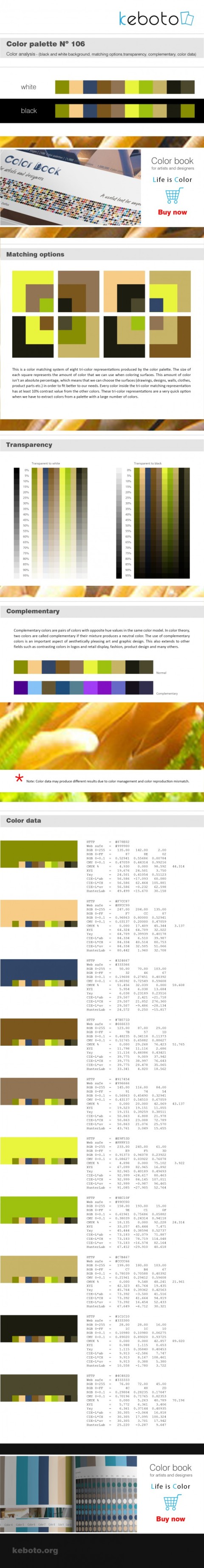Keboto - Color Palette No106