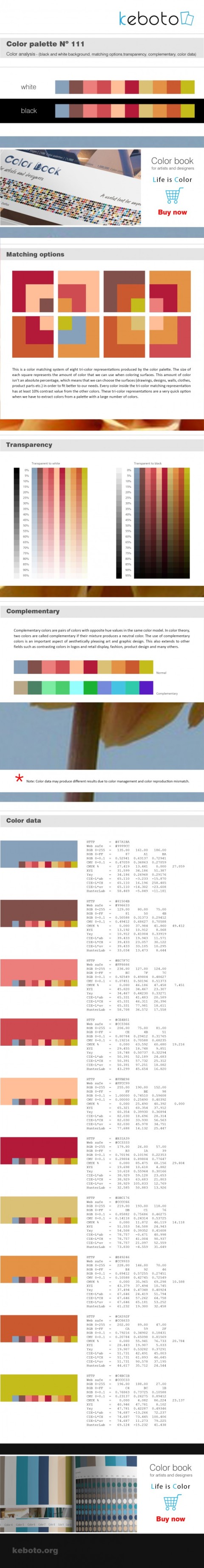 Keboto - Color Palette Νο111