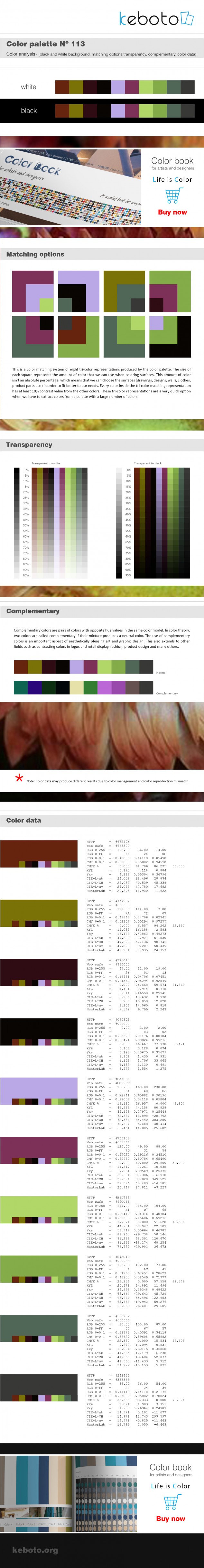 Keboto - Color Palette Νο113