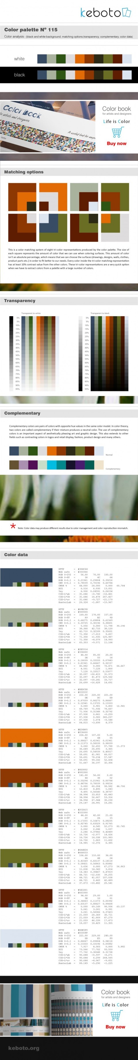 Keboto - Color Palette Νο115