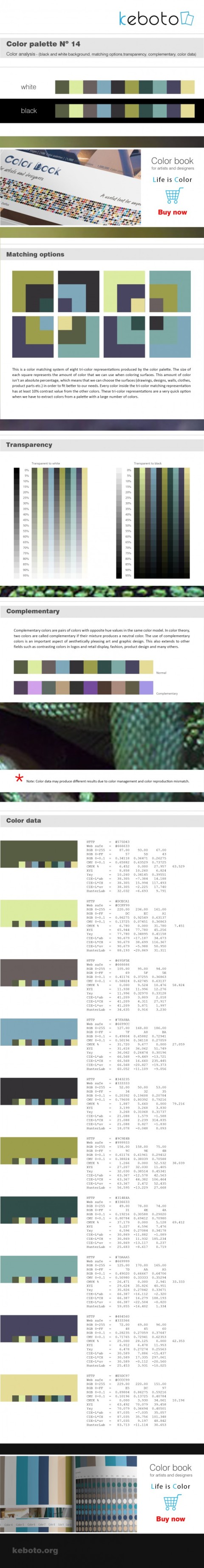 Keboto - Color Palette No14