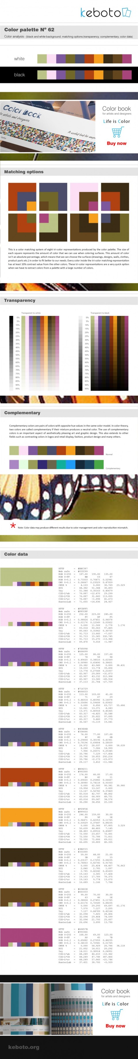 Keboto - Color Palette No62