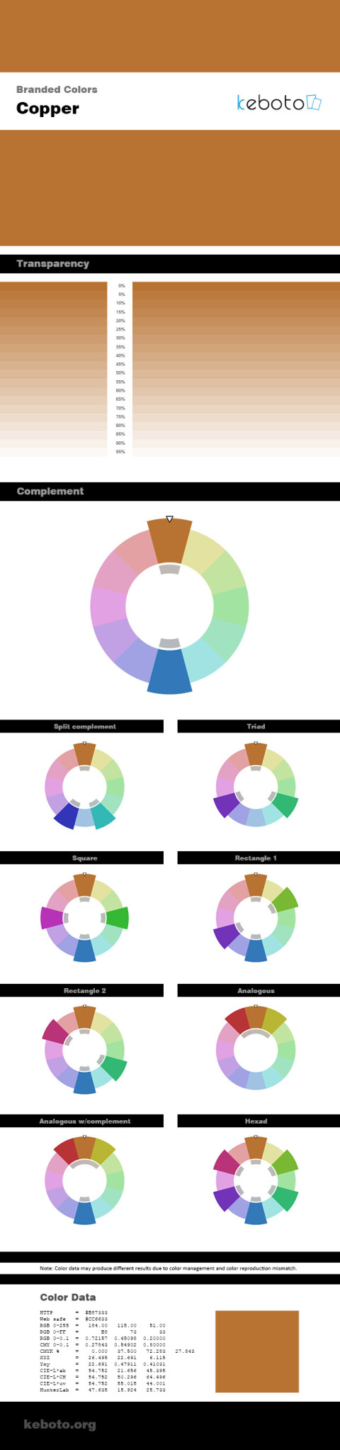 Copper - branded color series