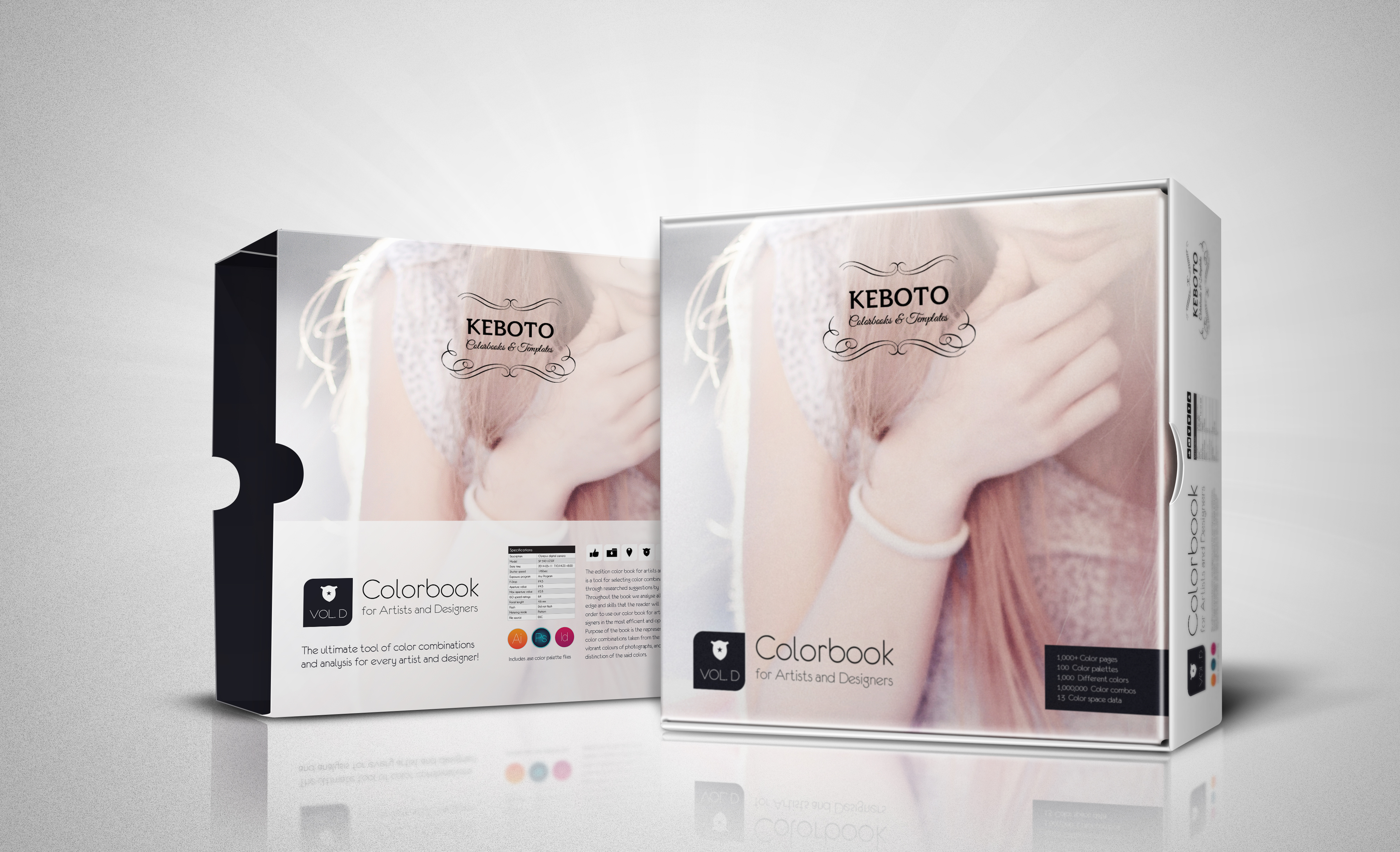 Colorbook for artist and designers Vol.D Preview Mockup