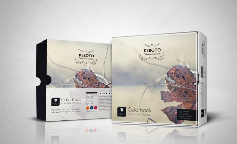 Colorbook for artist and designers Vol.G Preview Mockup