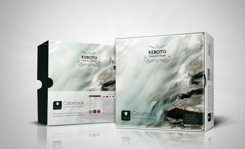 Colorbook for artist and designers Vol.H Preview Mockup