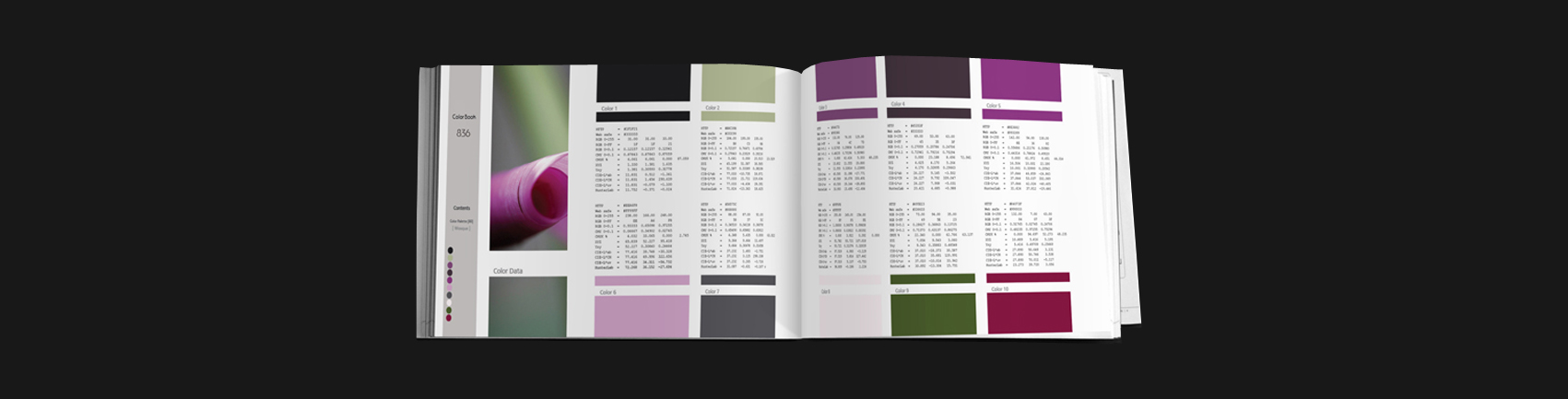 Color Book for artists and designers Pack A-F s5