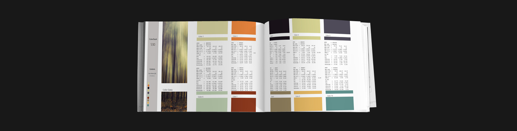 Color Book for artists and designers Pack A-G s5