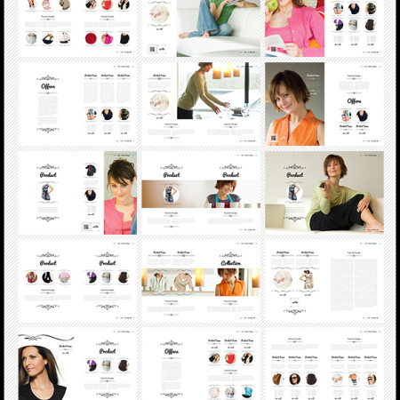 100 Pages A4 Product Catalogue Template Preview Image 590x
