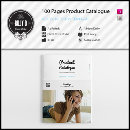 100 Pages A4 Product Catalogue Template kfea