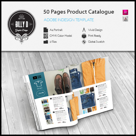 50 Pages Product Catalogue Template kfea