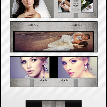 Royal Wedding Photobook Template  Preview Image 590x