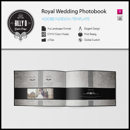 Royal Wedding Photobook Template kfea