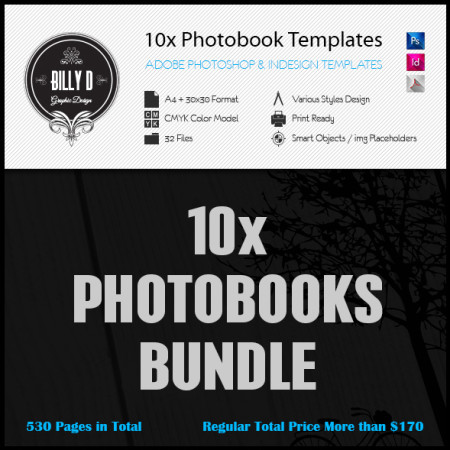 10x Photobook Templates Bundle kfea