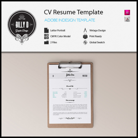 CV Resume Template kfea