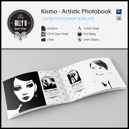 Kismo - Artistic Photobook Template kfea