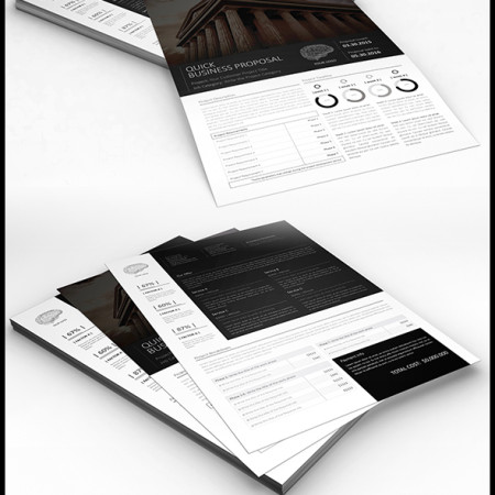 Quick Business Proposal Template Preview Image 590x
