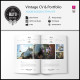 Vintage CV and Portfolio kfea