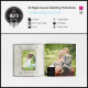 20 Pages  Square Wedding Photobook Template kfea