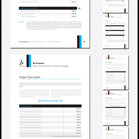 Business Proposal Template for Tablets Preview Image 590x