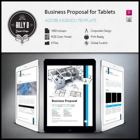 Business Proposal Template for Tablets kfea