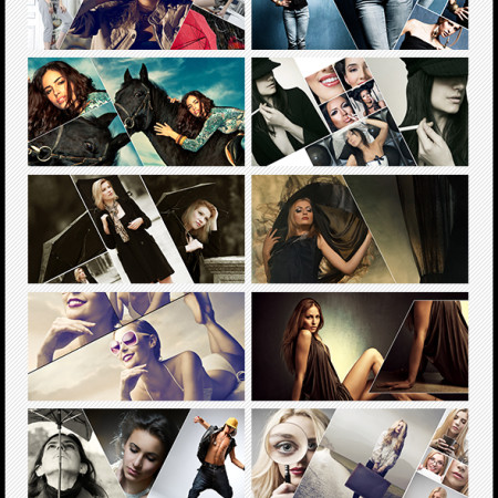 Gery Photobook Template Preview Image 590x