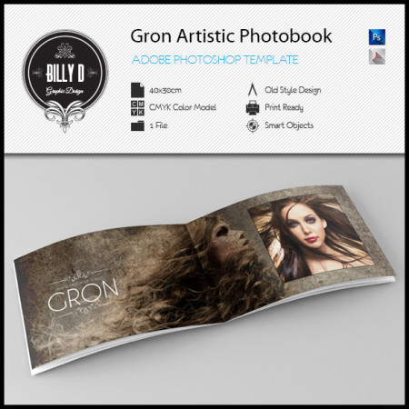 Gron - Artistic Photobook Template kfea