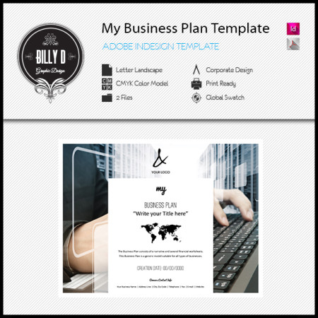 My Business Plan Template - Letter Landscape Format  kfea