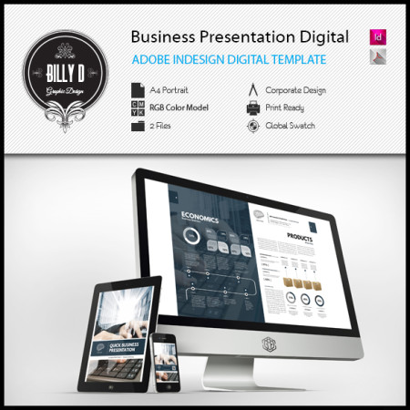 Business Presentation Digital Template kfea