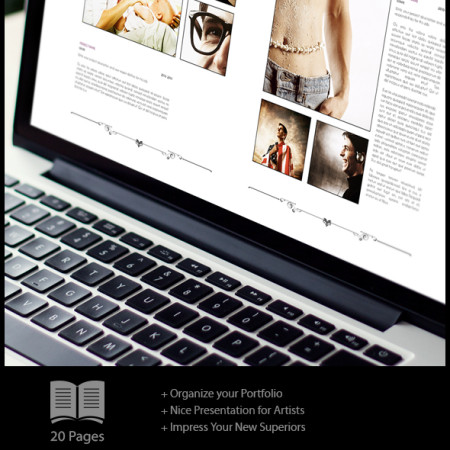 Digital Creative Portfolio Template Preview Image 590x