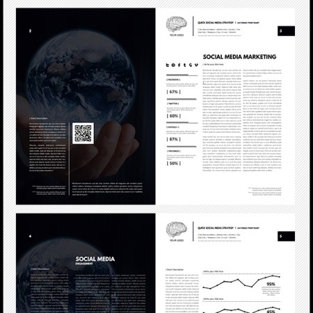Social Media Strategy Digital Template Preview Image 590x