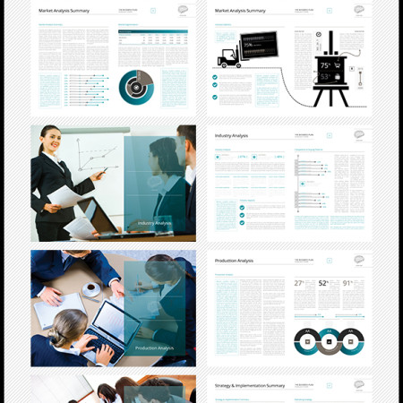 THE Business Plan - Multipurpose Template Preview Image 590x