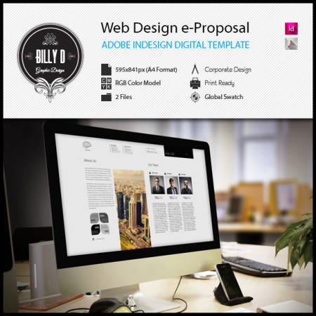 Web Design e-Proposal Template kfea